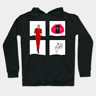 Retro Bold Girl Hoodie